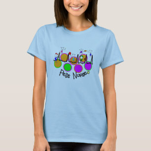 Camiseta niños de la enfermera 5 de los peds con diseño d