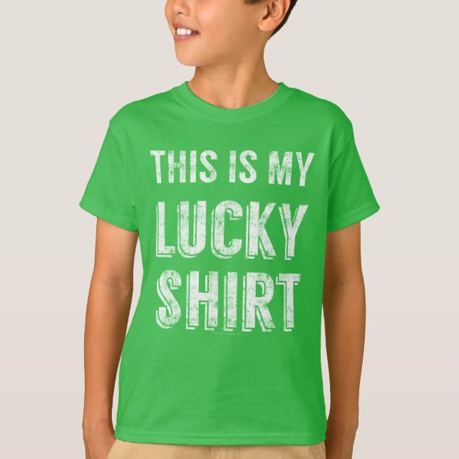 Camiseta Niños de la época afortunados St Patricks Day Cami (Anverso)