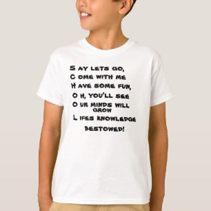Camiseta Niños de la escuela.