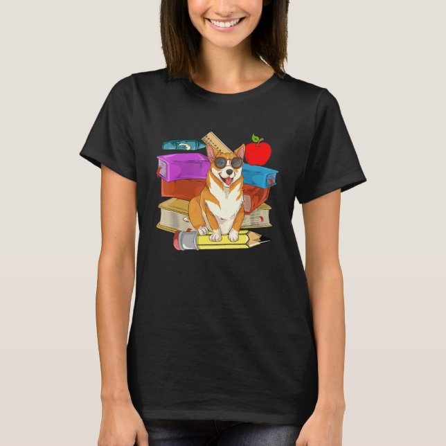 Camiseta Niños de la escuela de perros Gafas de sol Gafas d (Anverso)