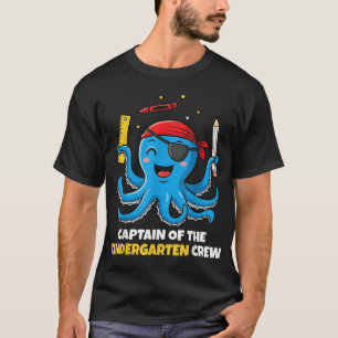 Camiseta Niños de la guardería Octopus Pirate de vuelta a