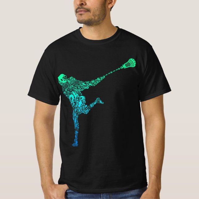 Camiseta Niños de la juventud del jugador de Lacrosse (Anverso)