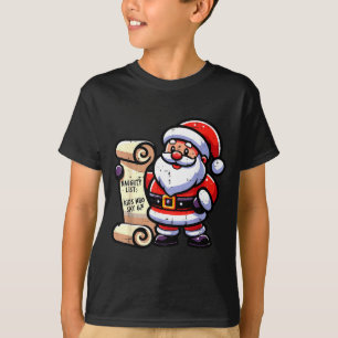 Camiseta Niños de la lista traviesa que dicen 67 chistoso M