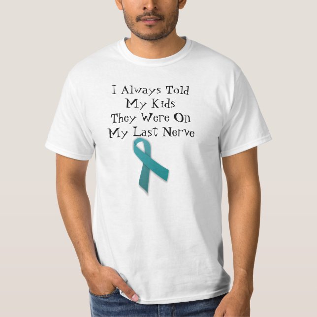 Camiseta Niños de la neuralgia de Trigeminal en el nervio (Anverso)