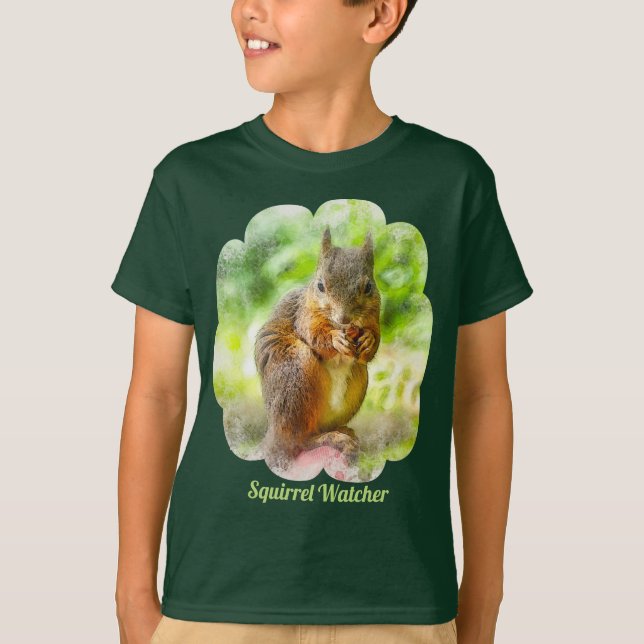 Camiseta Niños de la pintura de animales de vigilancia de a (Anverso)