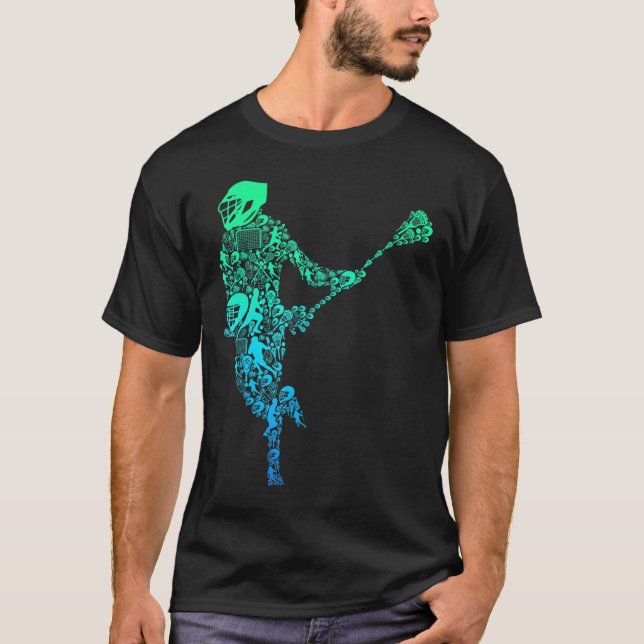 Camiseta Niños de los chicos del jugador de Lacrosse  (Anverso)
