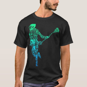 Camiseta Niños de los chicos del jugador de Lacrosse
