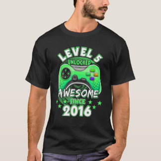 Camiseta Niños De Nivel 5 Desbloqueados Desde El Vida Del D
