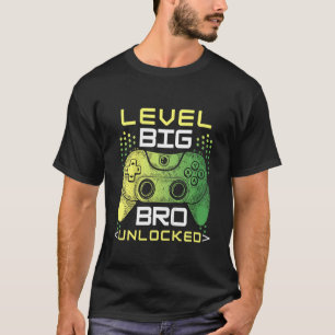Camiseta Niños de nivel Big Bro Desbloqueados Nuevo Gran He