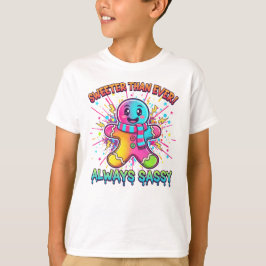 Camiseta Niños de pan de jengibre dulces y descarados