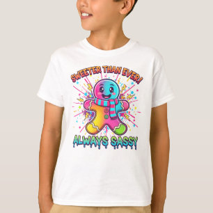 Camiseta Niños de pan de jengibre dulces y descarados