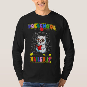 Camiseta Niños De Preescolar Encarcelados En El Jardín De N