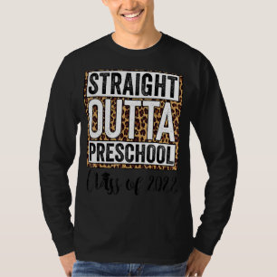 Camiseta Niños De Preescolar Leopard Straight Outta 2022 Gr