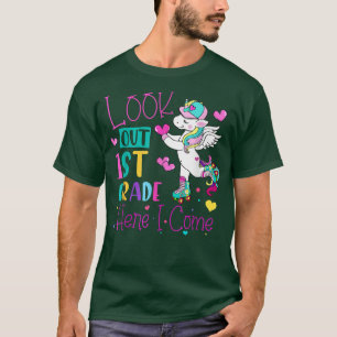 Camiseta Niños De Primer Grado Aquí Soy Unicornio 