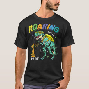 Camiseta Niños de primer grado de dinosaurios de vuelta a