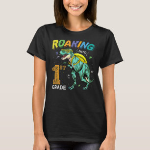 Camiseta Niños de primer grado de dinosaurios de vuelta a