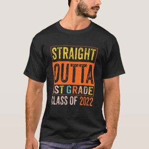 Camiseta Niños de primer grado de primer grado de Straight