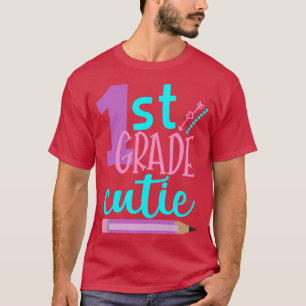 Camiseta Niños de primer grado de vuelta a la escuela terce