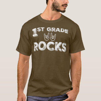 Camiseta Niños de primer grado rompen con el tee gráfico es