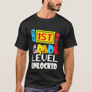 Camiseta Niños de primer nivel Jugador de vídeo desbloquead