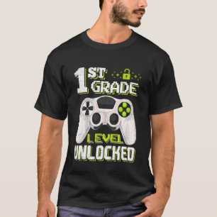 Camiseta Niños De Primer Nivel Videojuego Desbloqueado De P