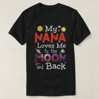 Camiseta Niños de RD Nana Me Ama A La Luna Y Al Bebé De Reg