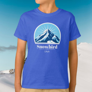 Camiseta Niños de ropa de vacaciones de esquí de Snowbird U