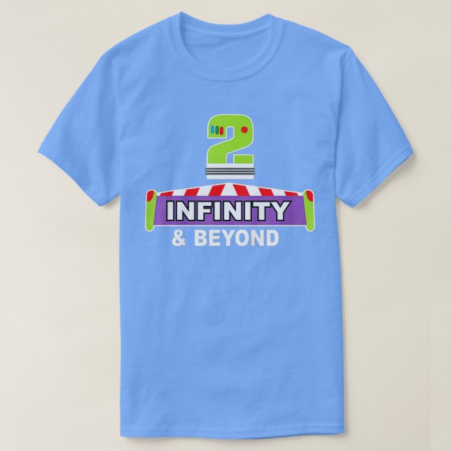 Camiseta niños de segundo cumpleaños infinito más allá de d (Diseño del anverso)