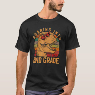 Camiseta Niños de segundo curso de docente de dinosaurios d