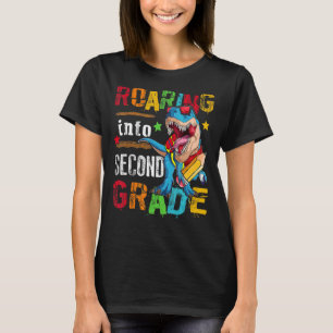 Camiseta Niños de segundo grado de dinosaurios a los que lo