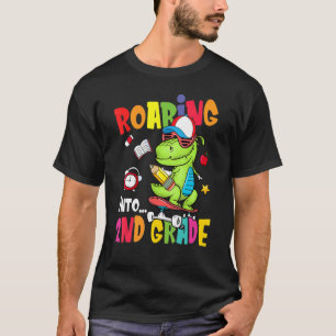 Camiseta Niños de segundo grado de dinosaurios a los que lo