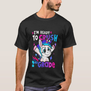 Camiseta Niños De Segundo Grado, Unicornio, estoy listo par