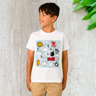 Camiseta Niños de símbolos de historietas