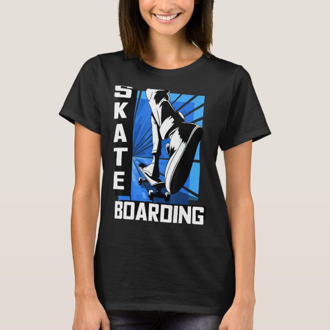 Camiseta Niños de Skateboarding Skateboard (Anverso)