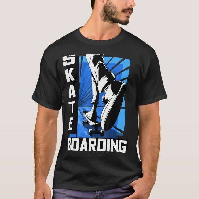 Camiseta Niños de Skateboarding Skateboard (Anverso)