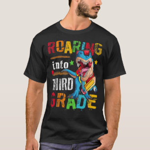 Camiseta Niños de tercer grado de dinosaurios a los que los