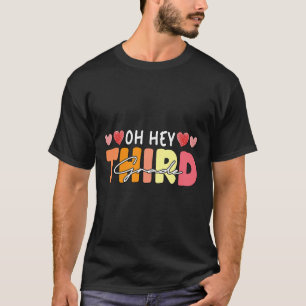 Camiseta Niños de tercer grado niña vuelta al colegio estud
