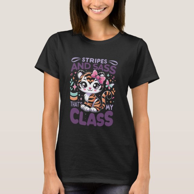 Camiseta Niños de tigres pequeños (Anverso)