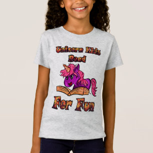 Camiseta Niños De Unicornio Leídos Por Diversión