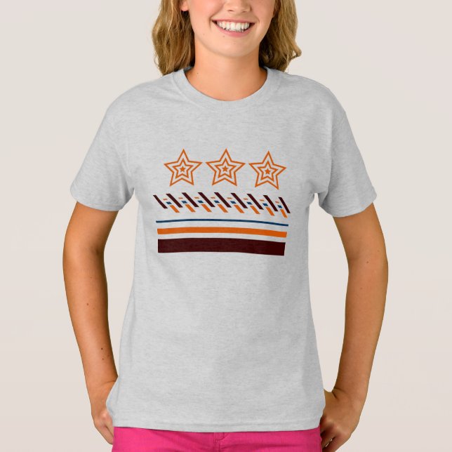 Camiseta Niños de verano de tres estrellas (Anverso)