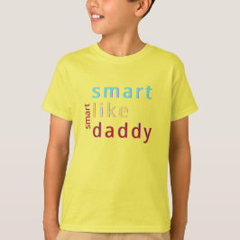 Camiseta Niños de verano inteligentes como papi pequeño