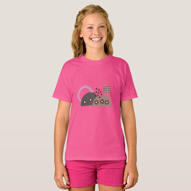 Camiseta Niños de verano modernos Boho (Anverso completo)