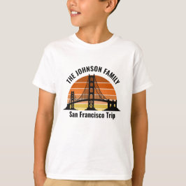 Camiseta Niños de viaje de Personalizado Sunset Bridge de S