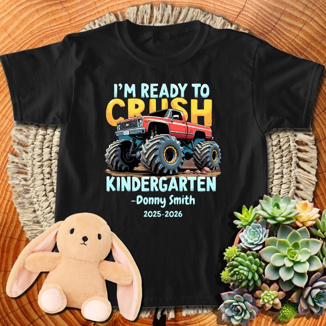 Camiseta Niños de vuelta a la escuela listos para aplastar  (Subido por el creador)