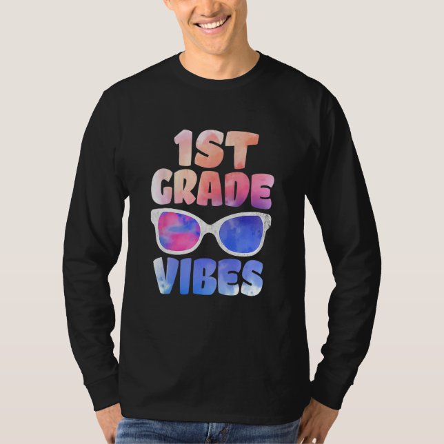 Camiseta Niños De Vuelta A La Escuela Vibraciones De 1er Gr (Anverso)