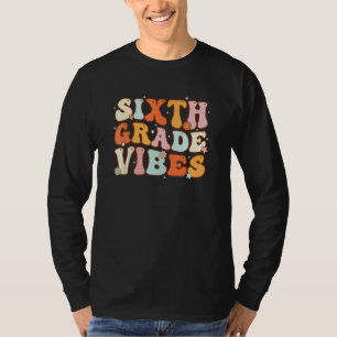 Camiseta Niños De vuelta a la escuela Vibraciones de sexto
