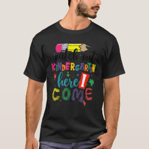 Camiseta Niños De Vuelta Al Colegio Cuidado Con El Jardín D