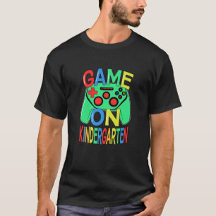 Camiseta Niños De Vuelta Al Colegio Video Gamer Kindergarte