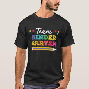 Camiseta Niños De Vuelta Al Equipo Escolar Jardines De Niño