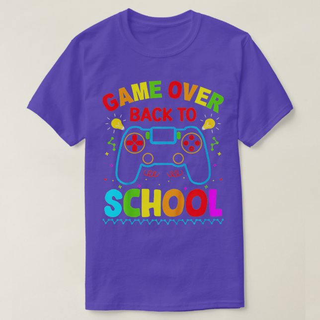 Camiseta Niños De Vuelta Al Juego Gracioso De La Escuela Po (Diseño del anverso)